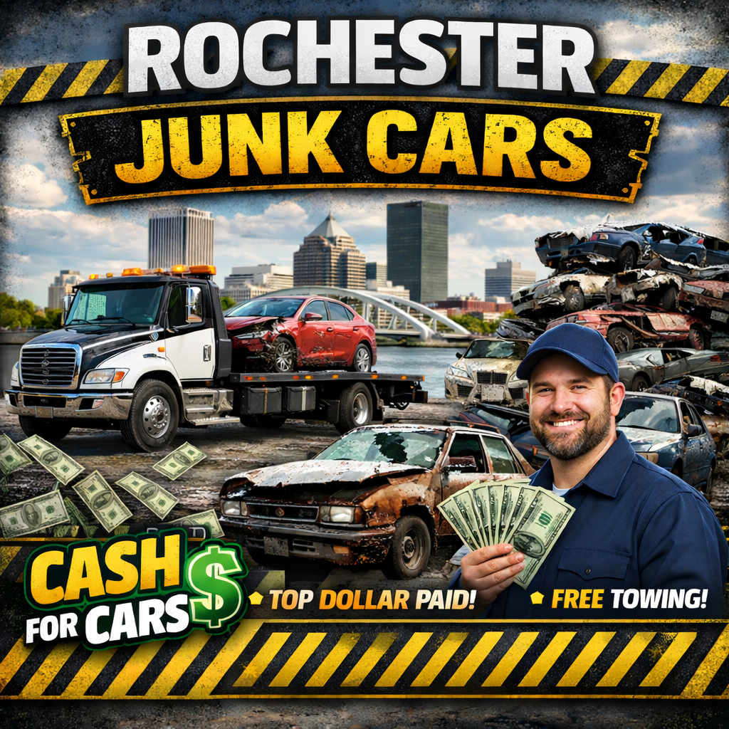 junk cars in rochetser ny
